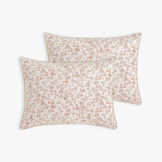 Into the Woodlands Standard Pillowcase Set in Ivory