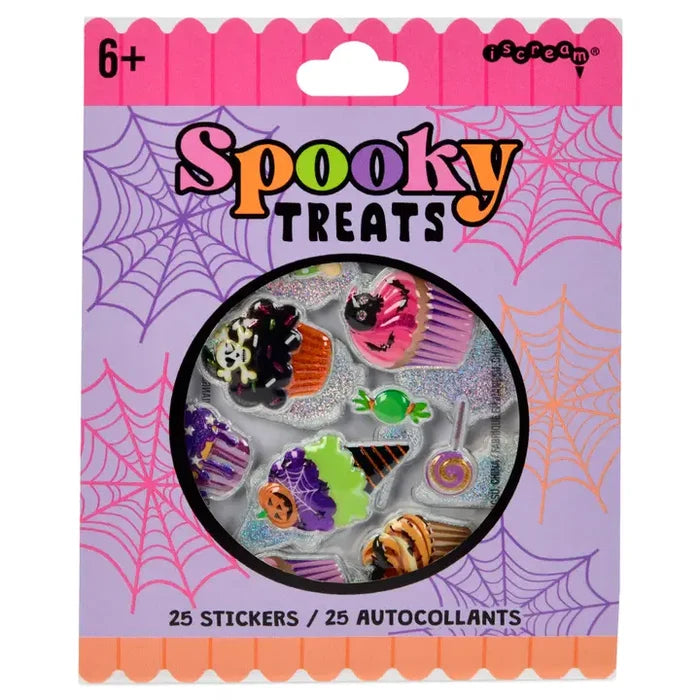 IScream Spooky Treats Stickers