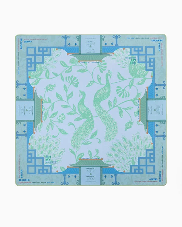 Isla Mahjong Mat in Tube | Luxury American Mahjong Playing Mat