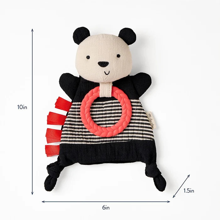Itzy Ritzy Bitzy Crinkle Sensory Toy with Teether - Panda