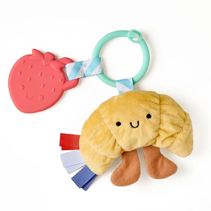 Itzy Ritzy Itzy Pal Plush & Teether - Chloe the Croissant