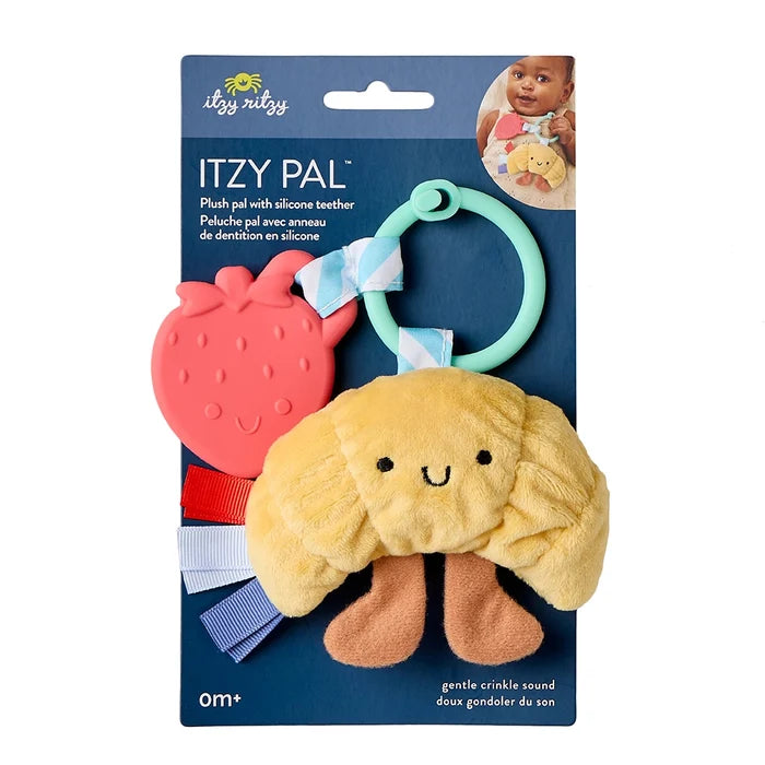 Itzy Ritzy Itzy Pal Plush & Teether - Chloe the Croissant