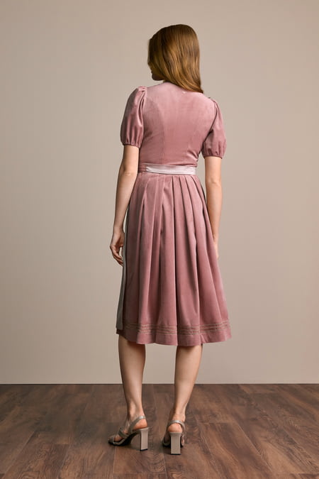 Julia Trentini Evelina Dirndl, Rose — 70cm Long
