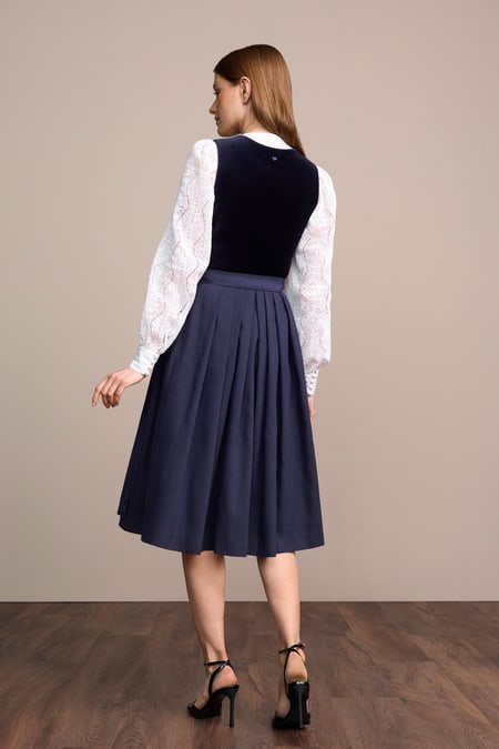Julia Trentini Yara Dirndl, Blue — 70cm Long
