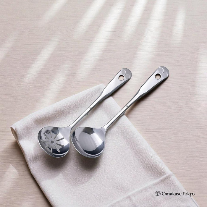 Jutoku Objet Ladle & Perforated Ladle Set