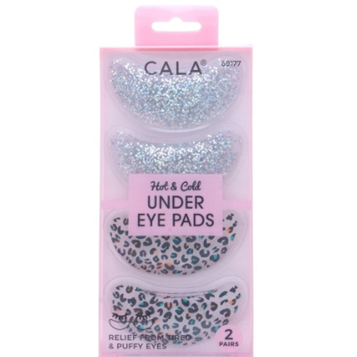 K-Care Cala 2 Pairs Hot & Cold Leopard Glitter Under Eye Pads*Korean skincare