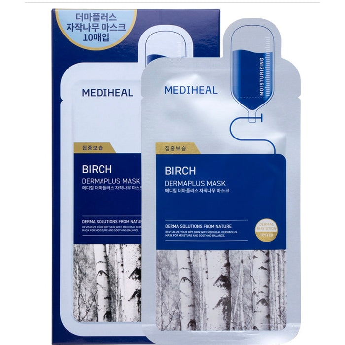 K Care: Mediheal Dermaplus Birch (10 Count) Panthenol & Hyaluron*Korean