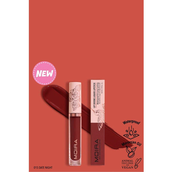 K-Care: Moira Lip Divine Liquid Lipstick *15 Date Night*Moisturizing*Korean Skin