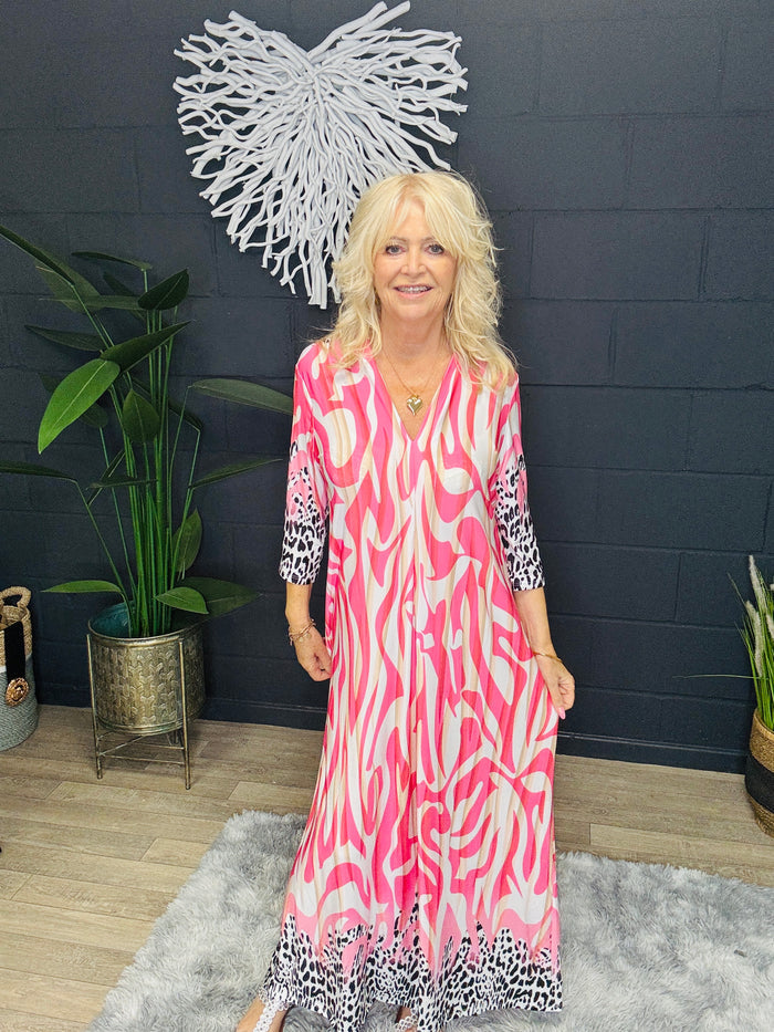 Kasbah Maxi Dress Pink