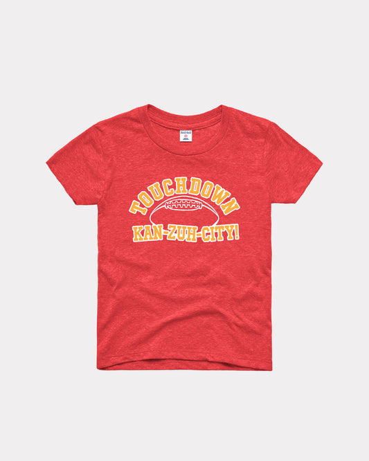 Kids Touchdown Kansas City Red T-Shirt