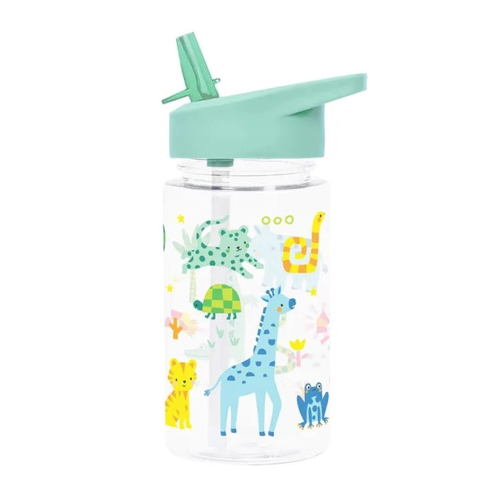 Kids Tritan Water Bottle with Straw for School & Travel - 450ml
