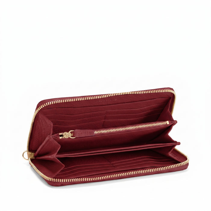 Klyde Continental Wallet Garnet Red