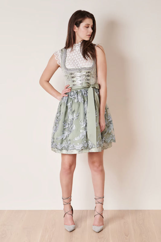 Kruger Breanna Mini Dirndl, Green — 50cm 2pc Set