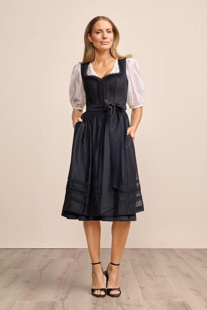 Kruger Long Dirndl 2pcs. 70cm "Verity" black
