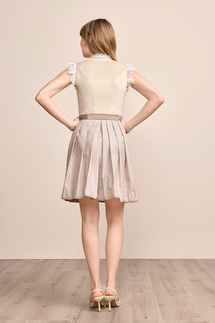 Kruger Mini Dirndl 2pcs. 50cm "Auri" beige (36)