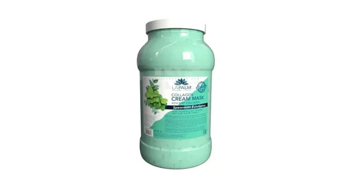 La Palm Collagen Cream Foot Mask - Spearmint Eucalyptus (1Gal)