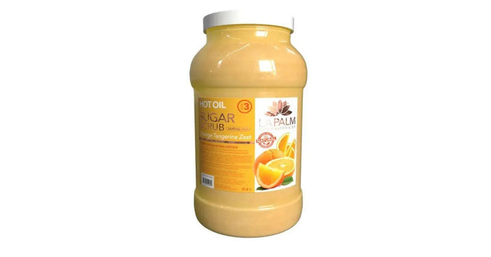 La Palm Hot Oil Collagen Sugar Scrub (Orange Tangerine Zest) 1Gal
