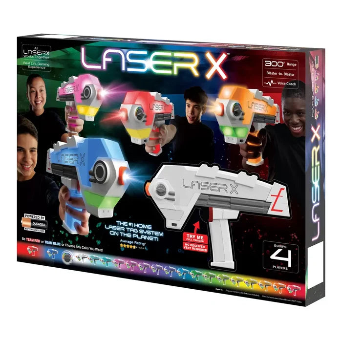Laser X Ultra 4 Blaster Laser Toy Game Set-(6+ Years) - Shoppers-kart.com