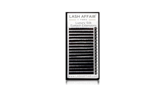 Lash Affair Classic Silk Lashes Mixed Length L-Curl: Medium 10-13mm x .15 - Black