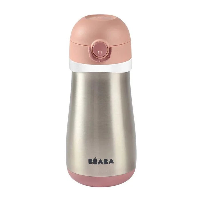 Leak-Proof Stainless Steel Kids Spout Bottle with Handle - 350ml