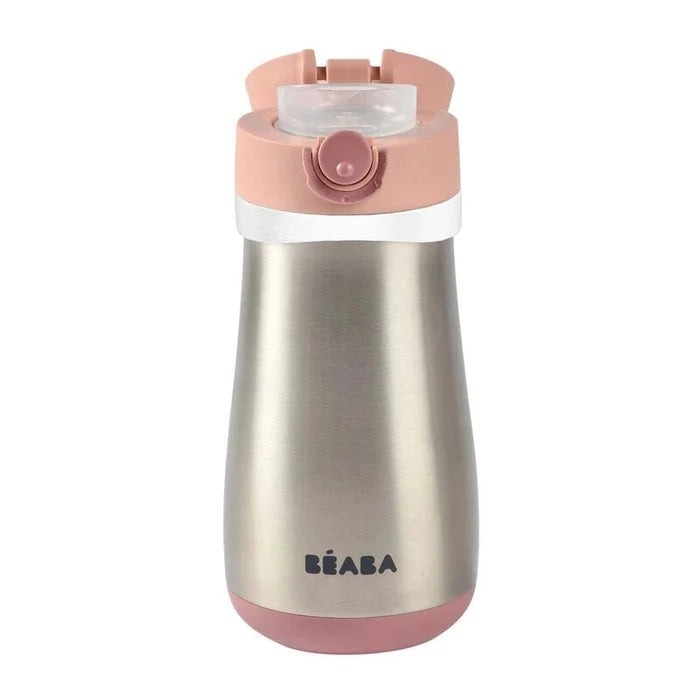 Leak-Proof Stainless Steel Kids Spout Bottle with Handle - 350ml