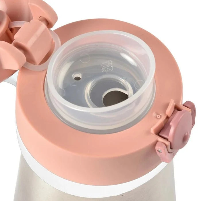 Leak-Proof Stainless Steel Kids Spout Bottle with Handle - 350ml