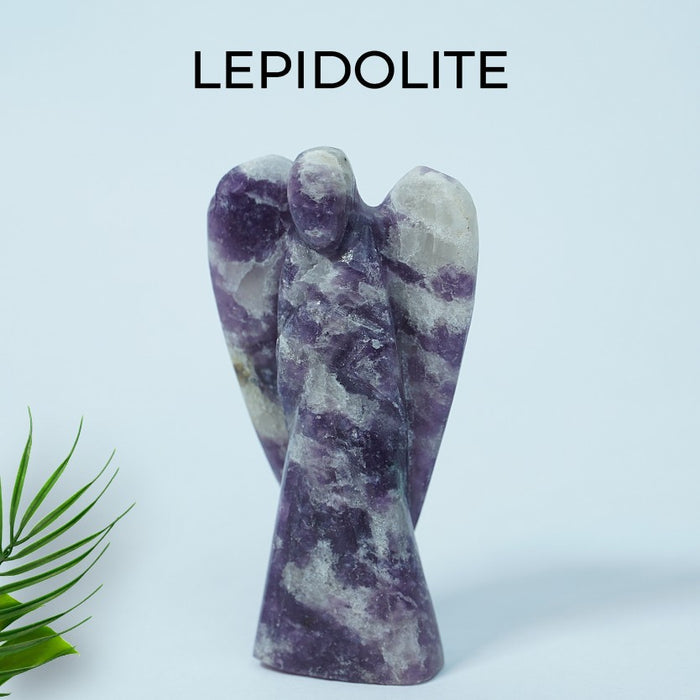 Lepidolite 2 inch Angel – Emotional Balance, Tranquility & Gentle Transformation