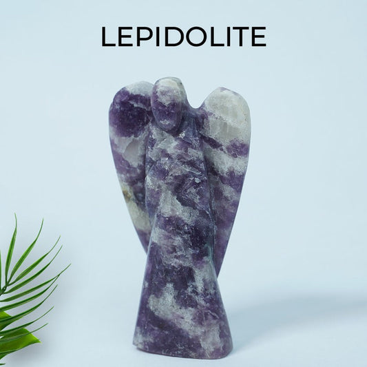 Lepidolite 2 inch Angel – Emotional Balance, Tranquility & Gentle Transformation