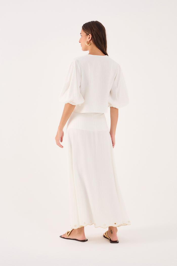 Linen Midi Skirt With Richelieu Embroidery_5
