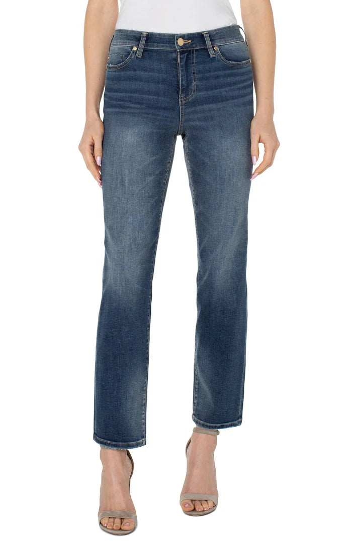 Liverpool - Kennedy Straight Denim - Oasis