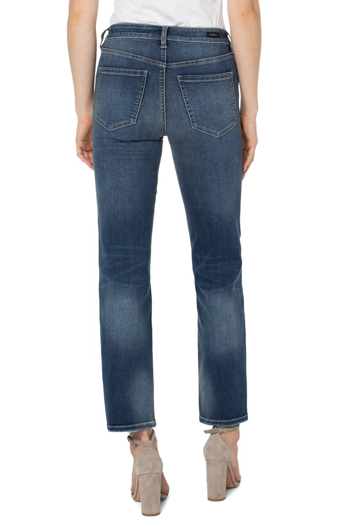 Liverpool - Kennedy Straight Denim - Oasis