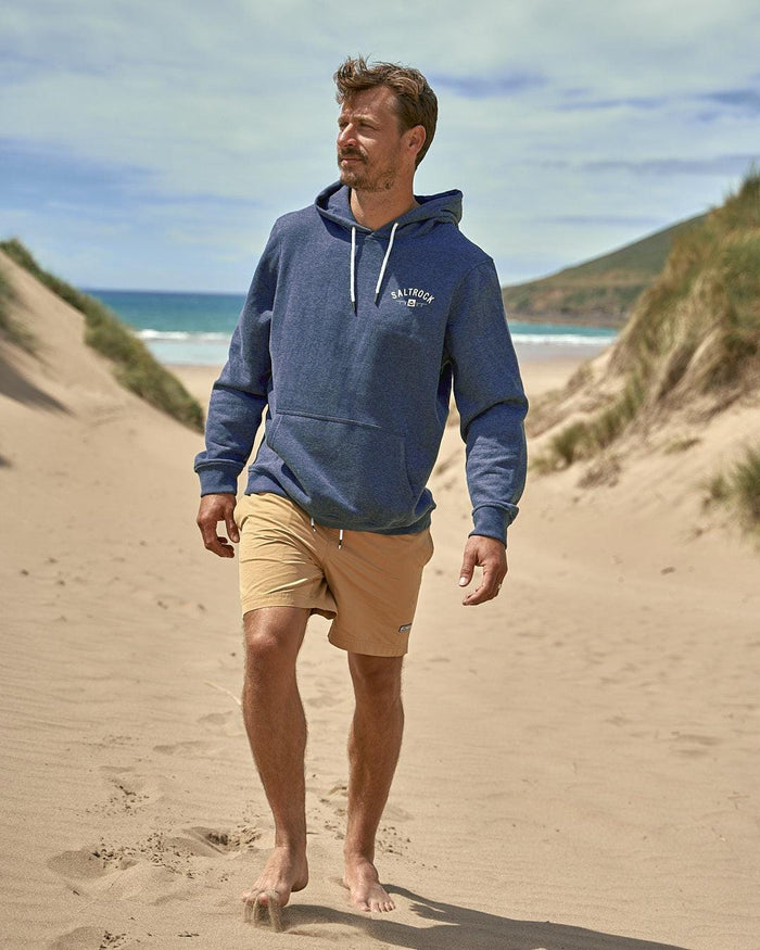 Location - Mens Pop Hoodie - Poole - Dark Blue - Saltrock