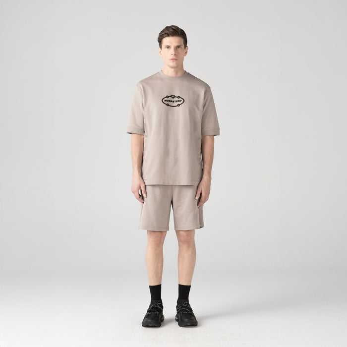 LOOK 12 - OBSIDIAN BURDA SHORT / T-SHIRT OVERSIZED MEN CINDER