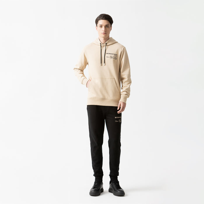 LOOK 16 - BACKTON HOODIE MEN IRISH CREAM / SONDALO JOGGER MEN