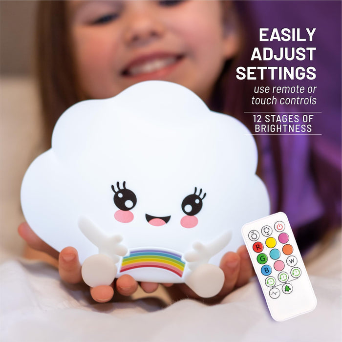 LumiPets LED Cloud Night Light w/ Remote