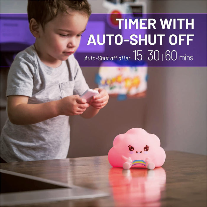 LumiPets LED Cloud Night Light w/ Remote