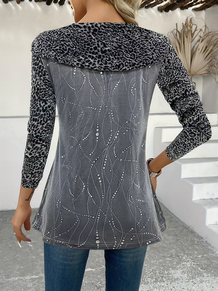 Lunessavine - Blouse Élégante Sans Épaules à Détails Subtils