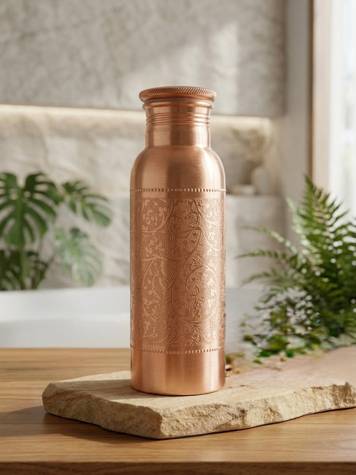 Mandala Kupferflasche 600 ml