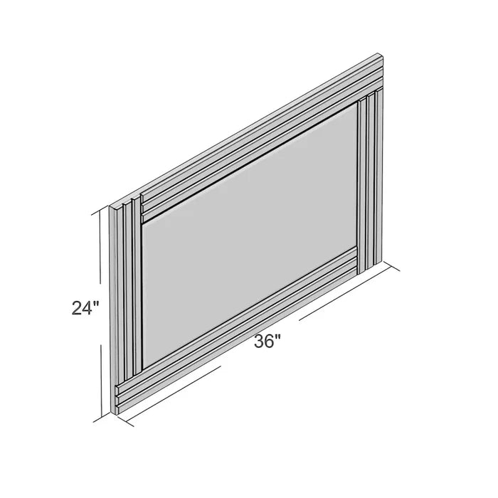 Marcel Traditional Beveled Accent Mirror