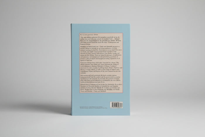 Maudsley and Burns Land Law Cases and Materials, by EH Burn 7th edition