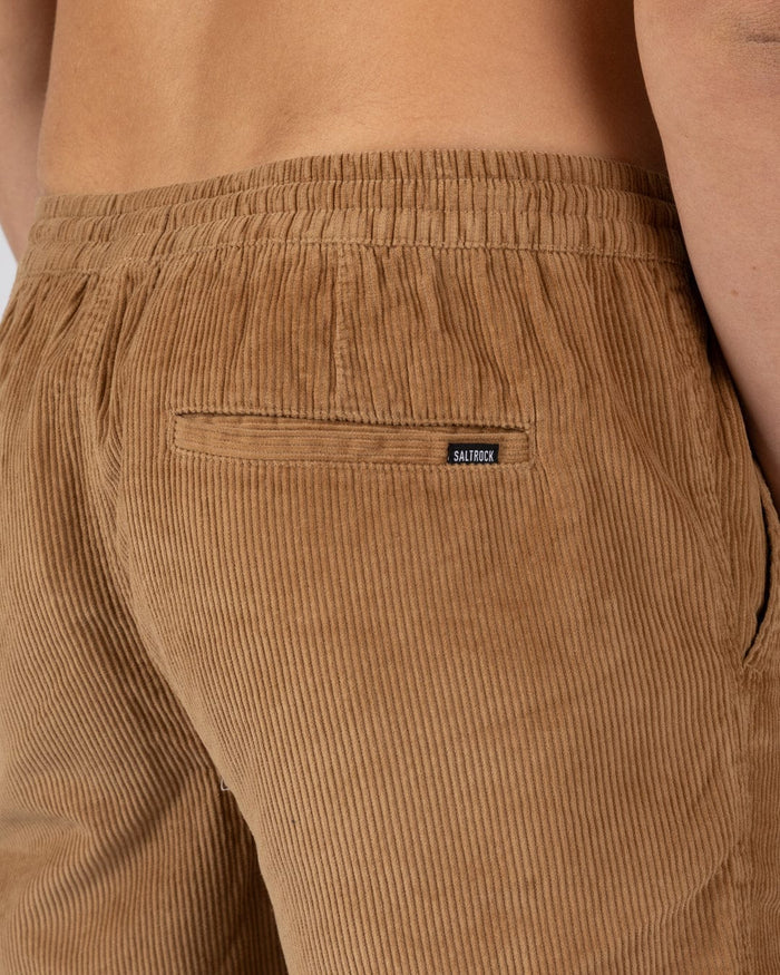 Meddon Mens Corduroy Shorts in Brown