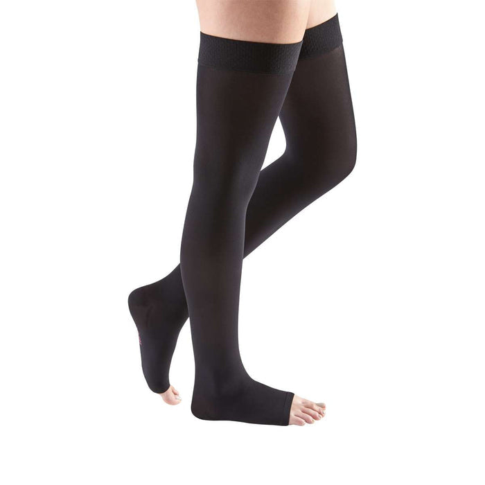 Medi Comfort Thigh High 20-30mmHg Open Toe - Compression Level: Firm 20-30 MmHg - Unisex - Foot