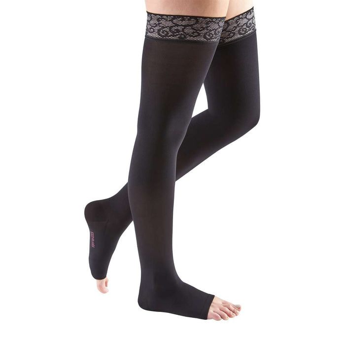 Medi Comfort Thigh High 20-30mmHg Open Toe - Compression Level: Firm 20-30 MmHg - Unisex - Foot