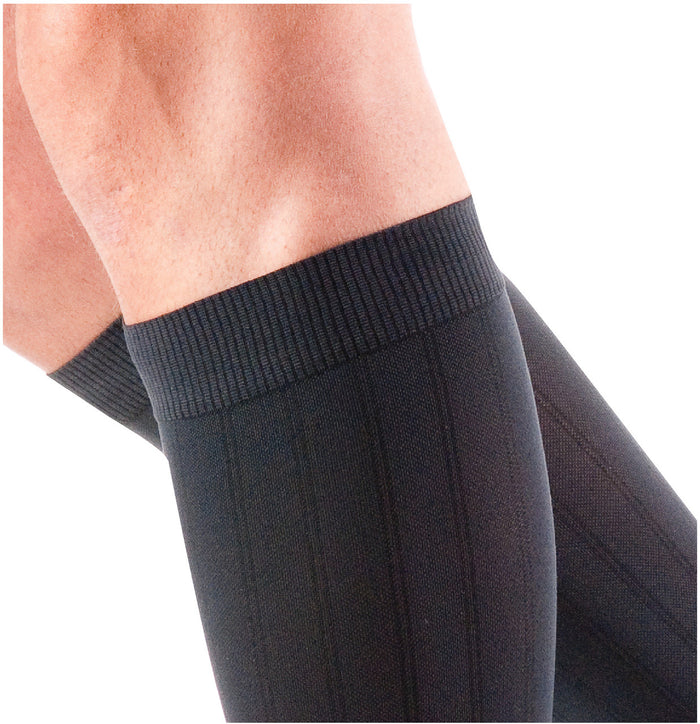 Mediven for Men Classic Extra Wide Ribbed Knee High 30-40mmhG - Compression Level: Extra Firm 30-40 MmHg - Male - Knee