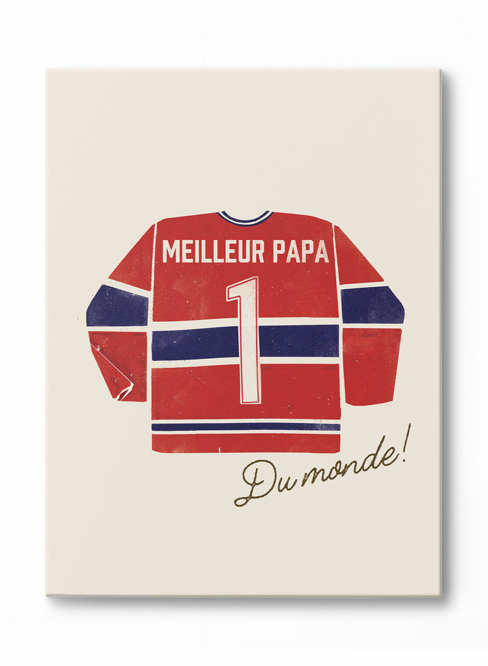 Meilleur Papa du Monde (Red and Blue), Poster