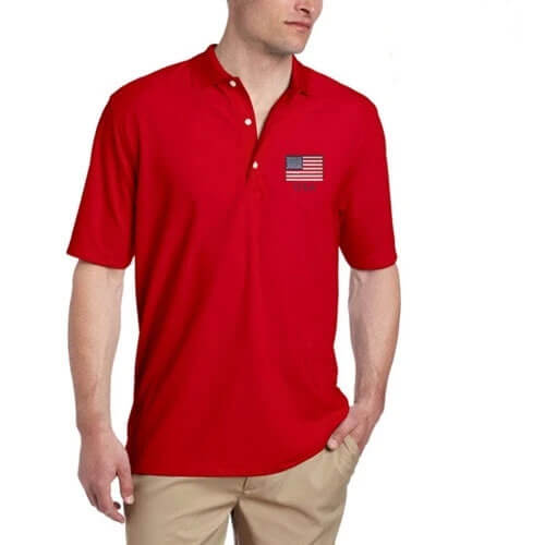Men's Greg Norman Performance Polo - The Flag Shirt