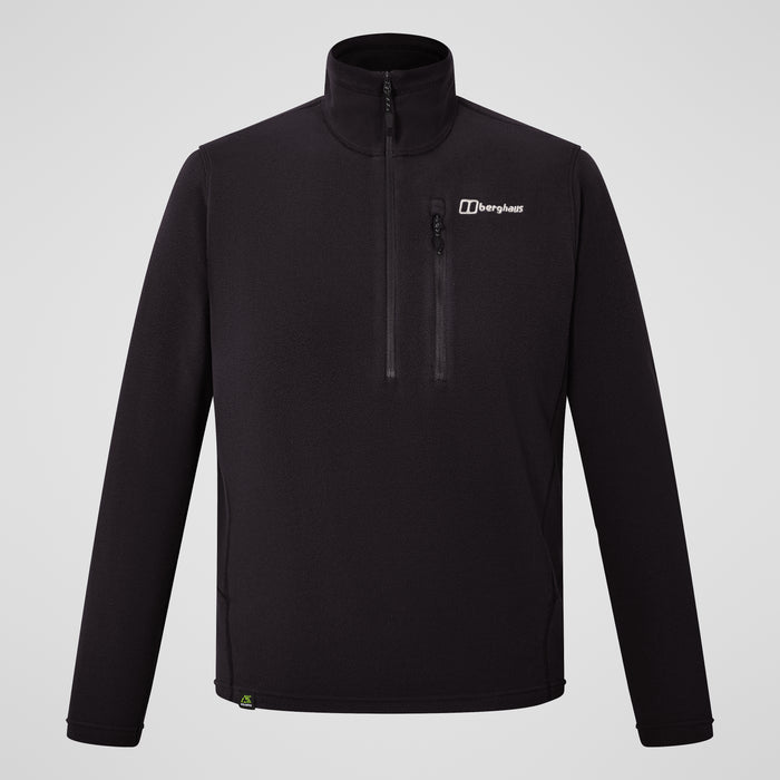Men's Prism Micro Half Zip Polartec Fleece - Black