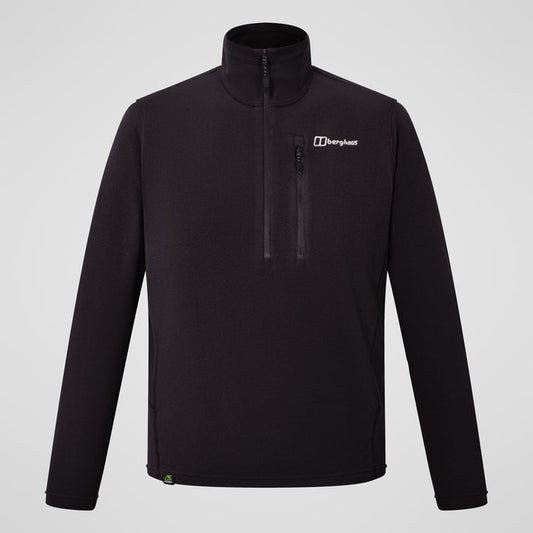 Men's Prism Micro Half Zip Polartec Fleece - Black