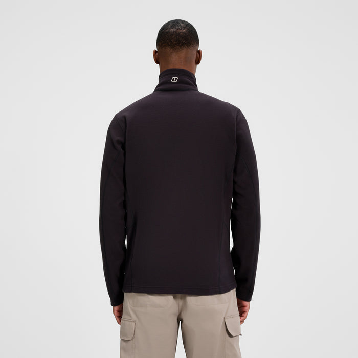 Men's Prism Micro Half Zip Polartec Fleece - Black
