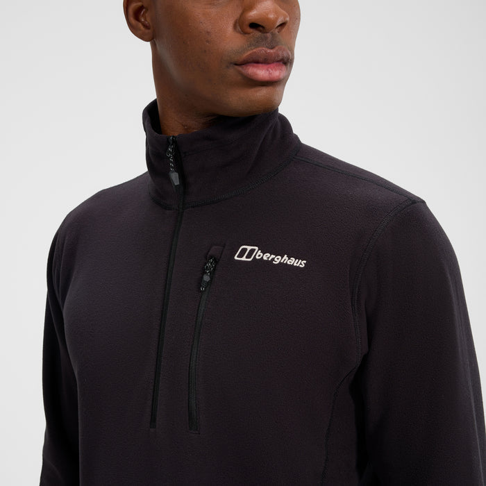 Men's Prism Micro Half Zip Polartec Fleece - Black